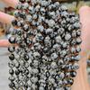 Natural Crystal Round Double Turtle Faceted Beads, 8mm & 10mm, Semi-finished DIY Jewelry