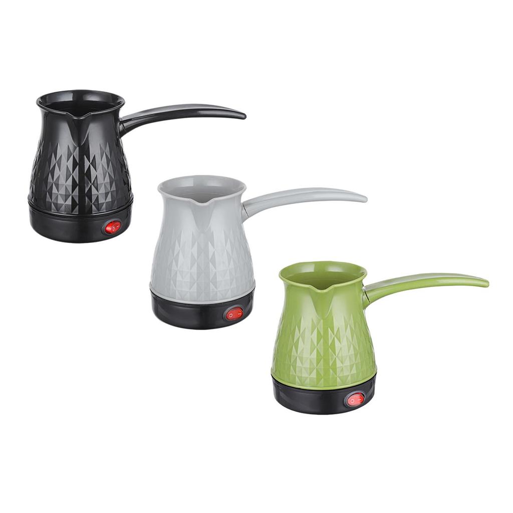 Electric Turkish Coffee Pot Multifunctional Tea Kettle 500ml Turkish Coffee Maker Pot for Restaurant Outdoor Travel Home Kitchen