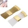 2 Pieces Copper Wire Nail Art Bits Cleaning Brush Mini Size Nail Dust Brush  For Manicure