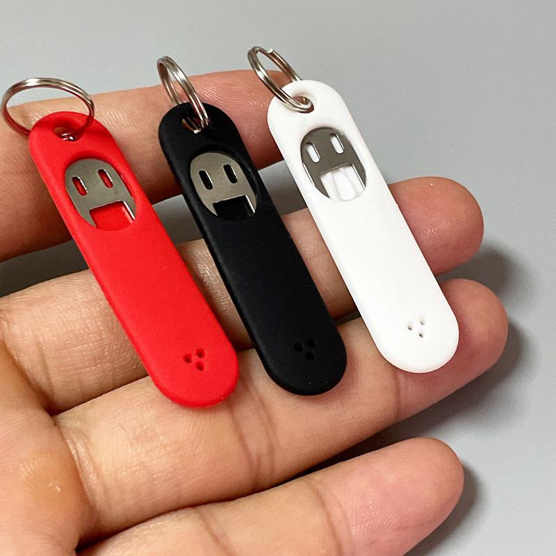 Silicone Anti-Lost SIM Card Ejector Tool with Hidden Case for Mobile Devices