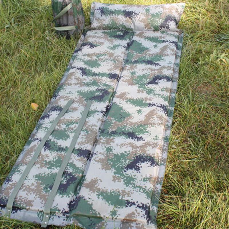 Tieqin Portable Camouflage Camping Air Mattress