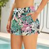 Women's Printed Split Swimsuit Sport Swimsuit Two-Piece Set