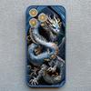 Dragon Totem Phone Case For iPhone 16 13 12 11 15 14 Pro Max 14Plus XS X XR 13 Mini 7 8 Plus SE2 Vintage Dragon Shockproof Cover