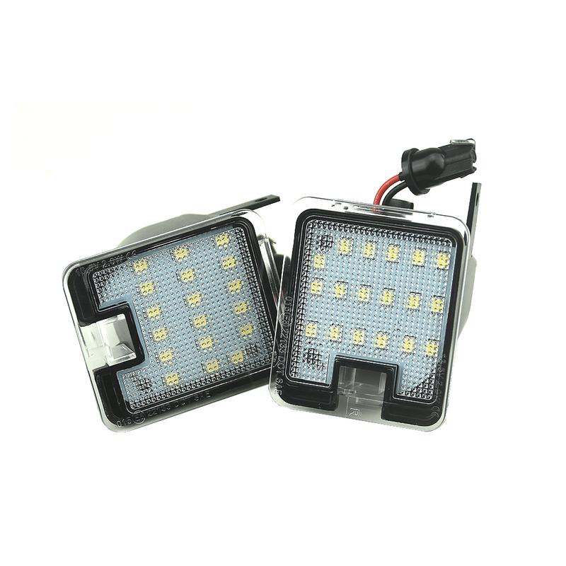 Fit For Ford Mondeo MK5 14-20 Under Mirror Welcome Lamp 2x CANBUS LED Under Mirror Puddle Light For Ford Grand C-Max 2010-