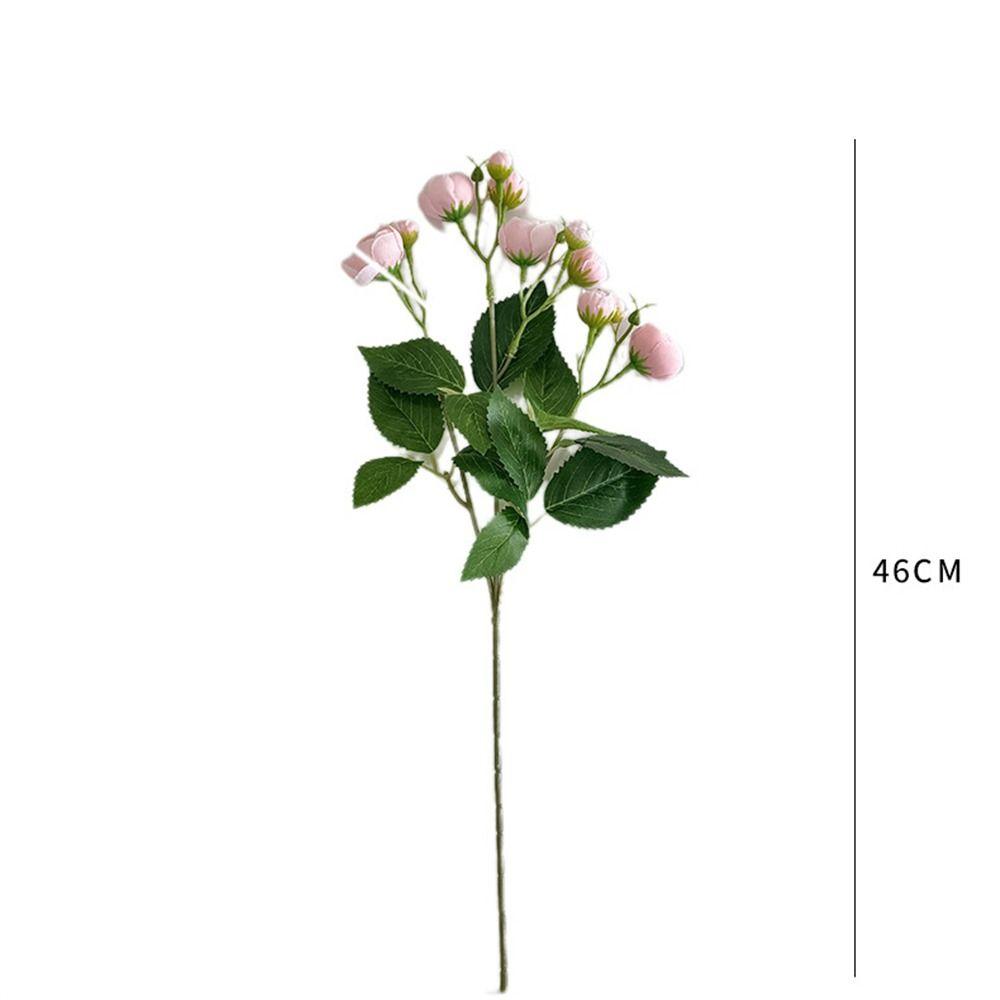 With Stems Fake Flower Bouquet Silk Flower Wedding Flowers Artificial Roses Flower  Table Patio