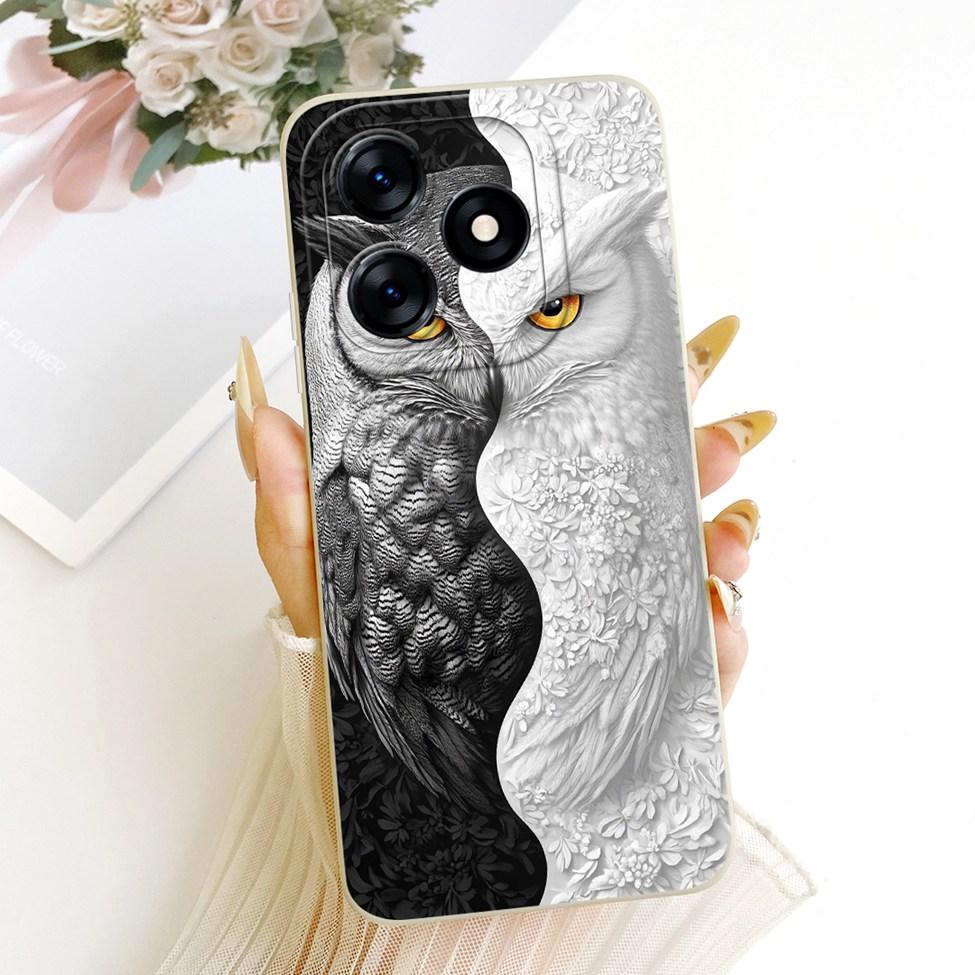 Case For Realme C51 RMX3830 Casing For Realme C53 RMX3760 Cover Silicone Luxury Fashion Cartoon Funny 2D Painted