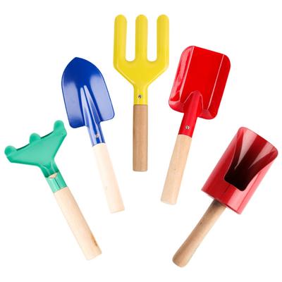 Set Mini Utensili da Giardinaggio per Bambini 5 Pezzi Piante da Esterno Strumenti Fai da Te Kit di Utensili per Piantare in Giardino per Bambini