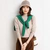 Women's Loose Fit Cashmere Half-High Neck Sweater - Soft, Classic Autumn/Winter Knit Base Layer