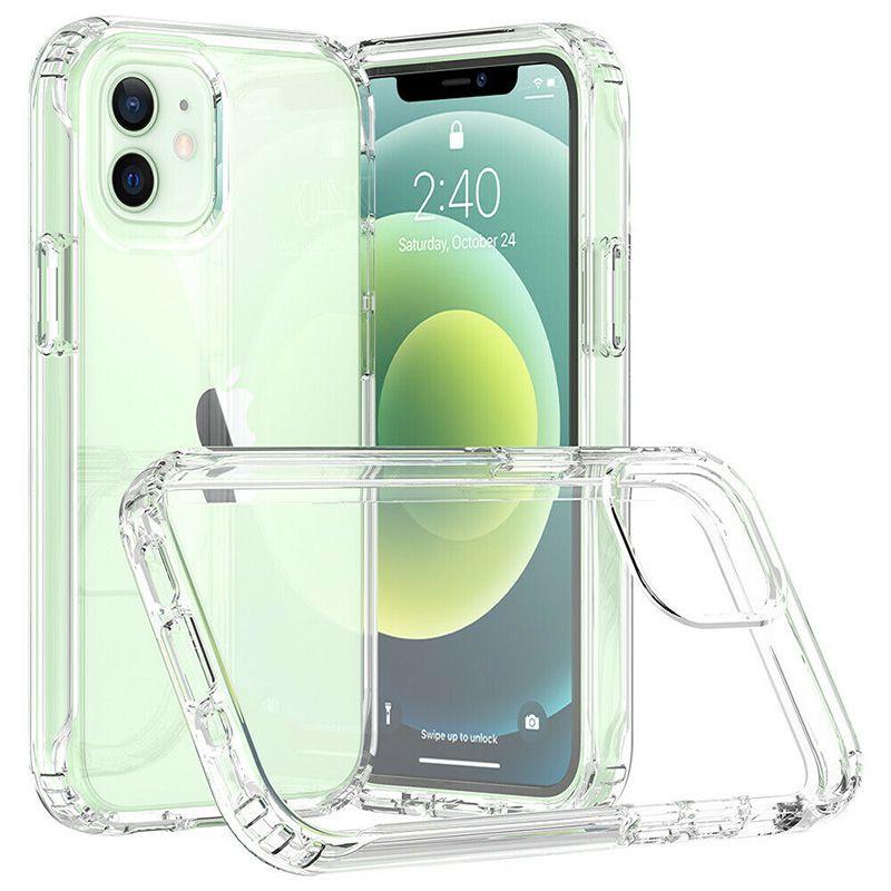 

Для 12 Iphone Pro Max 11 12 Mini Противоударный Прозрачный Кристальный Чехол Чехол для Телефона For Apple iPhone 11 Pro Max
