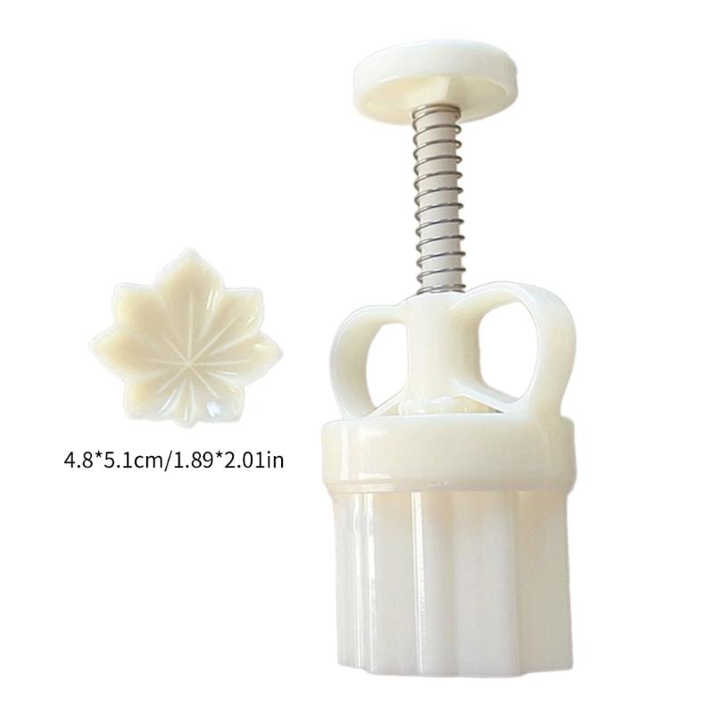 Maple Leaf Shape Desserts Mold Durable Chinese Pastry Mold Practical Hand Press Mould Versatile Pastries Baking Tool