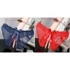 Women's Lace Bow Seamless Open Crotch Panties: Sexy, Hot, and Breathable