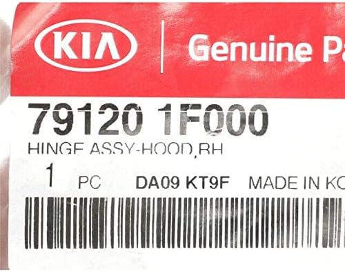 Genuine OEM 79120-1F000 Hood Hinge, RH / 791201F000 for Kia Sportage 05-10