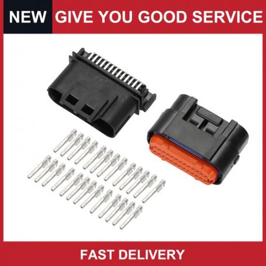 Pack of 1 For Honda 26 Pin ECU Connector Plug Male Female Terminal Connector