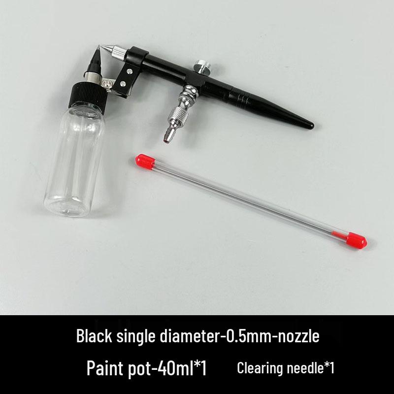 Gundam Action Figure Airbrush Set: Turtle Pump Marker Sprayer 0.3/0.5/0.8mm Caliber.