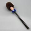 Toilet Bathroom Brown Toilet Brush, Creative Doll Presidential Toilet Brush, French Toilet Brush with Base