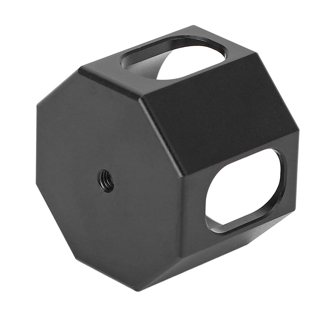 Billiard Chalk Holder Magnetic Aluminum Portable Octagonal Pool Cue Chalk Case with Keychain