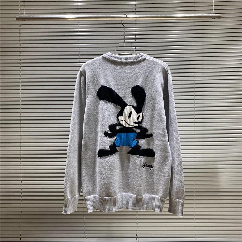 Unisex High-End Jiji Family Logo Mickey Embroidered Sweater