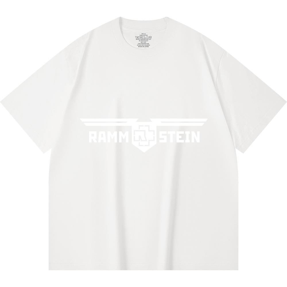 230 g/m² 100% Baumwolle Heavy Metal T-Shirt Rockband Beliebte Musik Druck Unisex Schweres Baumwoll-T-Shirt