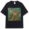 Funny Kitty The Life of A Showgirl Album Meme T Shirt Creativity Popular Men Women Fashion Tshirts Oversized Cotton Casual Tees