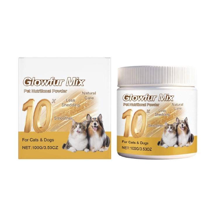 

Natural Pet Hair Nutrition Powder For Enhancing Furs Skin Coat Shine and Softness For Dog Cats Daily Use Supplements 1