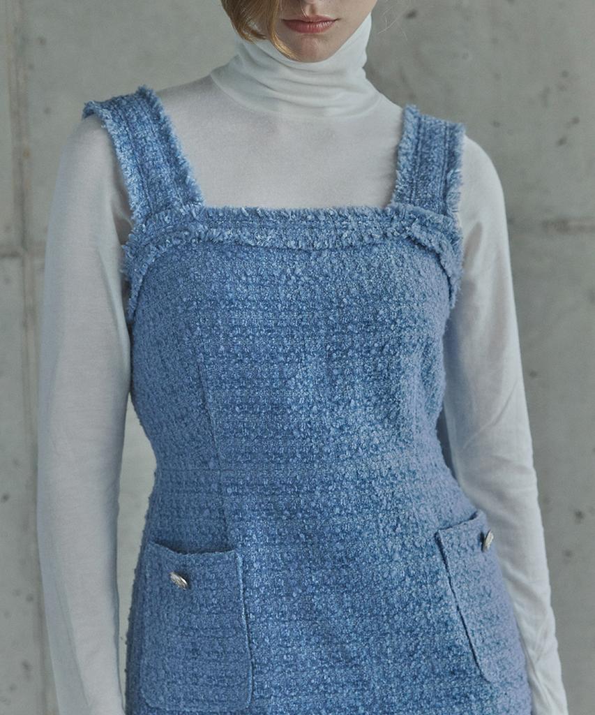 Ihr Tweed Mini Dress / Blue