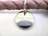 Authentic BOTTEGA BENETA Intrecciato Beige pink Leather Silver H/W Key Chain Key Holder #a328  Refurbished