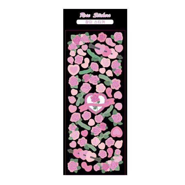Корейская популярная лазерная наклейка Love Rose Gooka Goo Plate Hand Account Album — фото 6