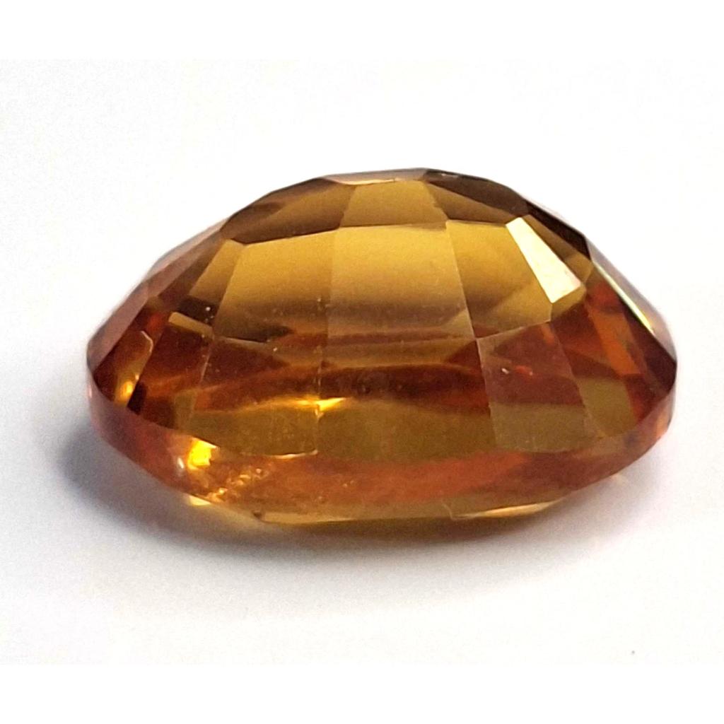 5-7 Ct Natural Orangish Yellow Citrine Oval Cut Beautiful Certified Gemstone