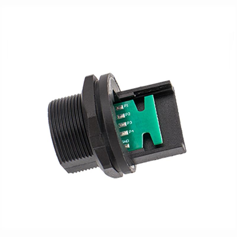 Dual Port Aviation Waterproof Network Switch Coupler Ethernet Cat5e 8P8C 8pin Panel RJ45 Connector Plug Socket Signal Adapter