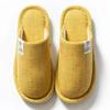 Winter Warm Linen Slippers - Soft, Non-slip, Closed Toe for Men & Women