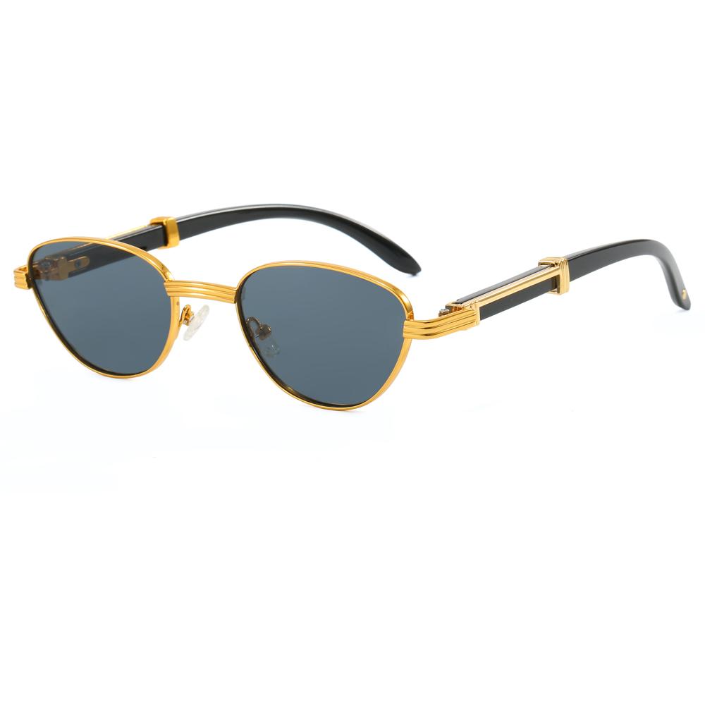 Superhot Eyewear 23011 Fashion 2024 Retro Luxury Oval Cat Eye UV400 Outdoor Vacation Sunglasses