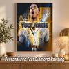 Jude Bellingham Custom Name Text 5D Diamond Painting Kit DIY Full Drill Diamond Art Decoration