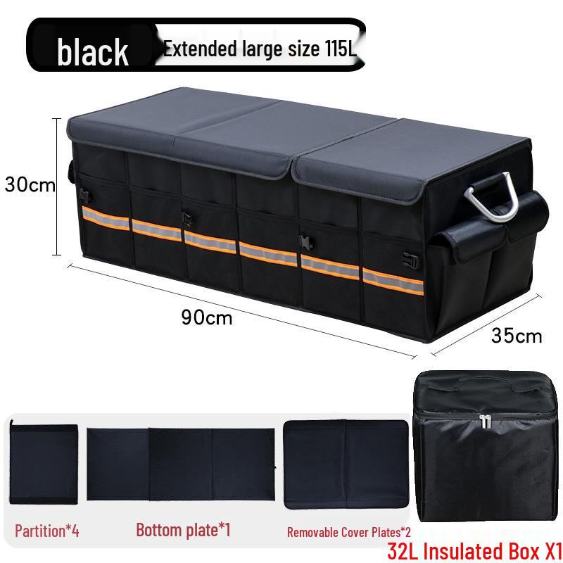 Foldable Car Trunk Organizer Box for Outdoor Use