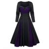 Women Bow-knot Dresses With Elegant Temperament And Long-sleeved Dresses