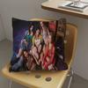 Korea Kpop Band K-Katseye Cushion Cover Polyester Sofa Cushions Decorative Throw Pillows Home Decoration Pillowcover