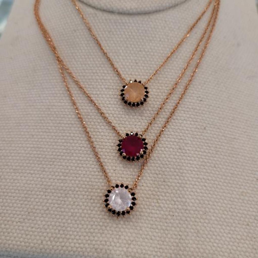 Atria Round Cubic Line Mini Necklace JTONEFR0018