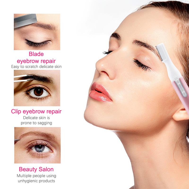 Electric Eyebrow Trimmer Mini Shaver Hair Remover Facial Shaver Hair Remover Facial And Neck Blur Lips Body Arms And Legs