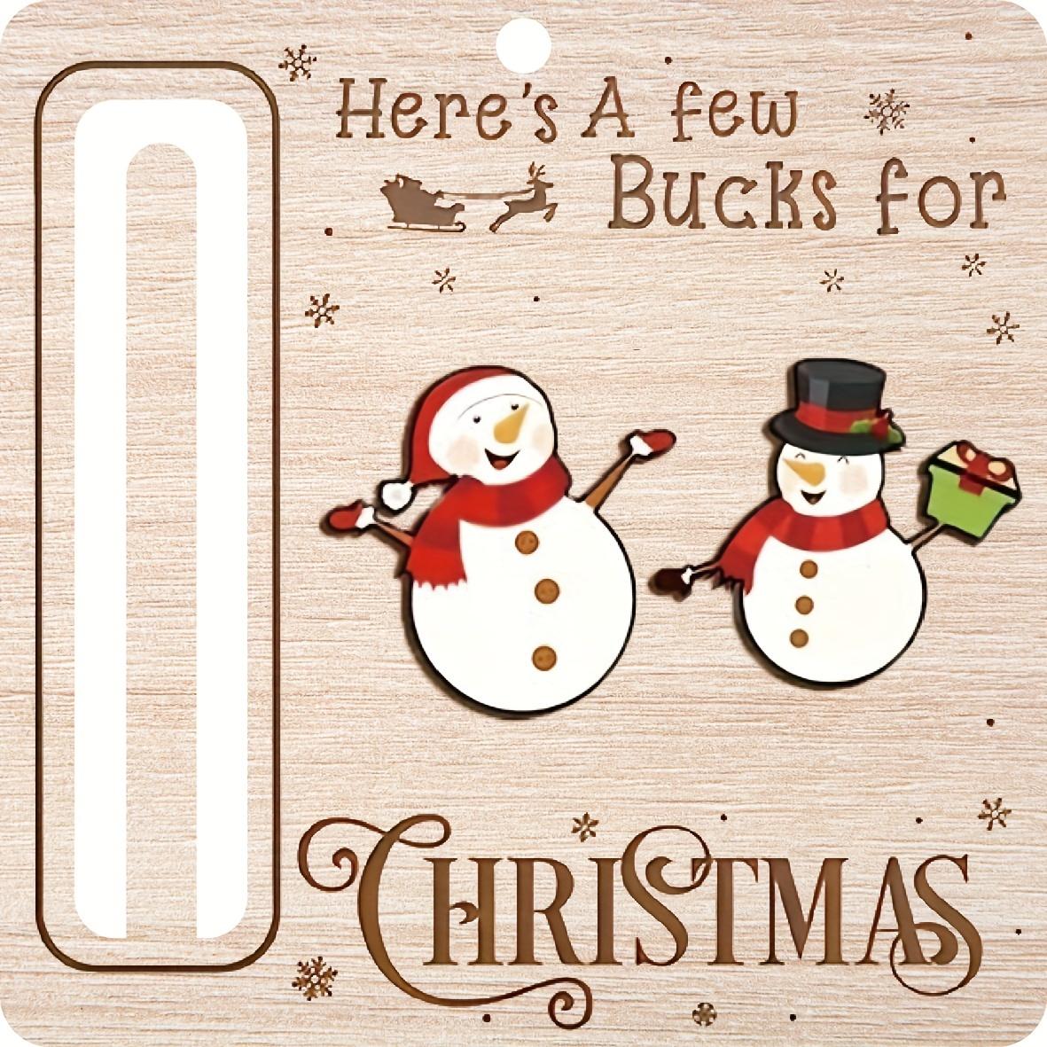 

A wooden Christmas tree coin box - holiday decoration, easy to hang design, modern style gift for loved ones, rectangular shape