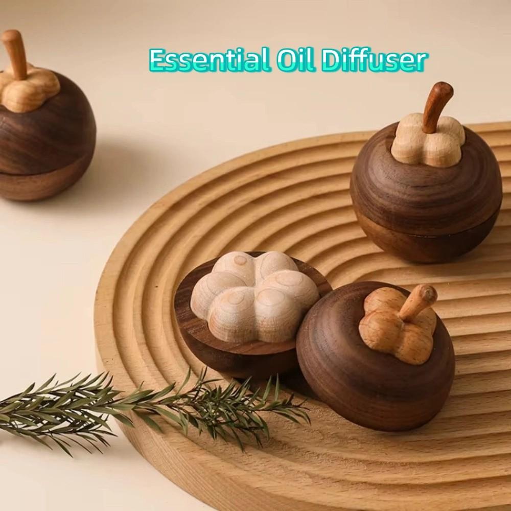 Diffuseur d'huiles essentielles en bois forme bambou de montagne Diffuseur d'arômes portable Pièce de yoga