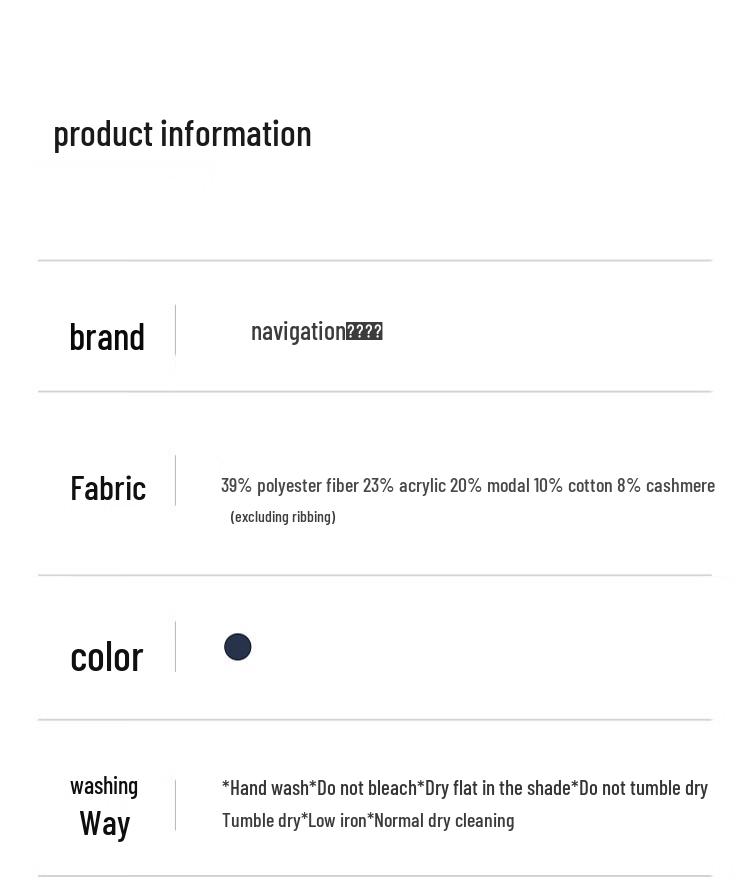 Navigare Men's Thermal Pullover Round Neck Knit Sweater