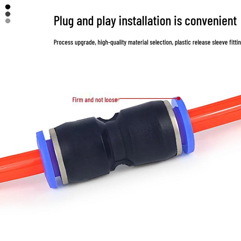 Quick Connectors: Non-Detachable High-Pressure Pneumatic Fittings for Reducing Air Gun Accessories.