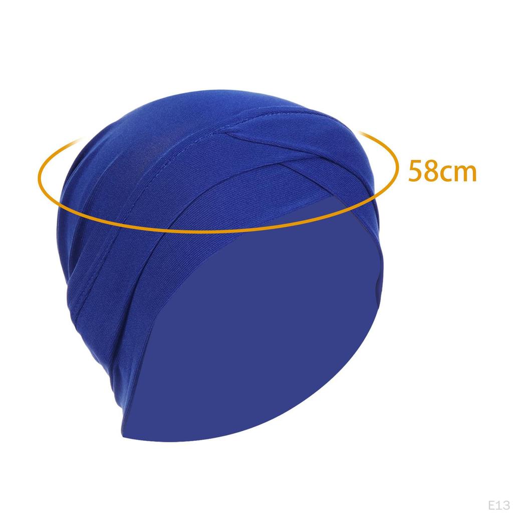 Muslim Indian Turban Hat Elastic Hijab Headwrap Beanie Headwear Accessories