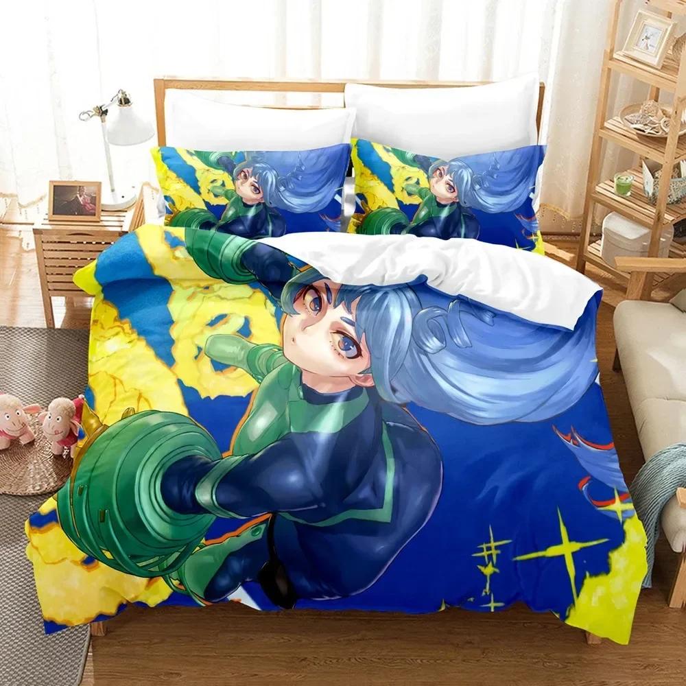Japan Anime My Hero Academia Bekvämt Påslakan Täcke Örngott Sängkläder Set Barnrum Dekoration Hemtextil