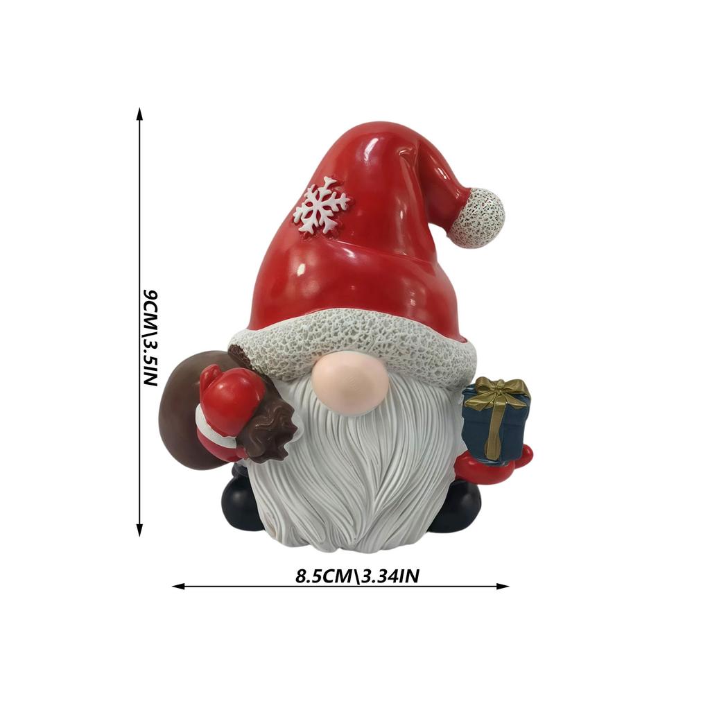 Gnom Zwerg Statuen Weihnachtsdekoration Harz Weihnachtsmann Figuren Tischschmuck Neujahr Weihnachtsgeschenke Für Kinder Freunde