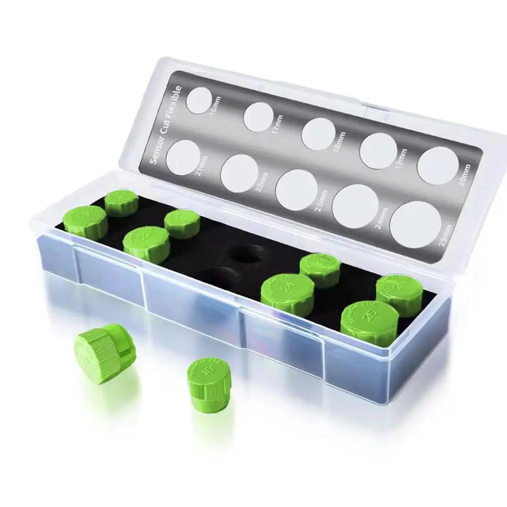 

Комплект виниловых трафаретов для автомобильного радара - Круглая ручка, шаблон для точной резки 16-25 мм для оклейки пленкой автомобиля, автомобильные аксессуары H7G3