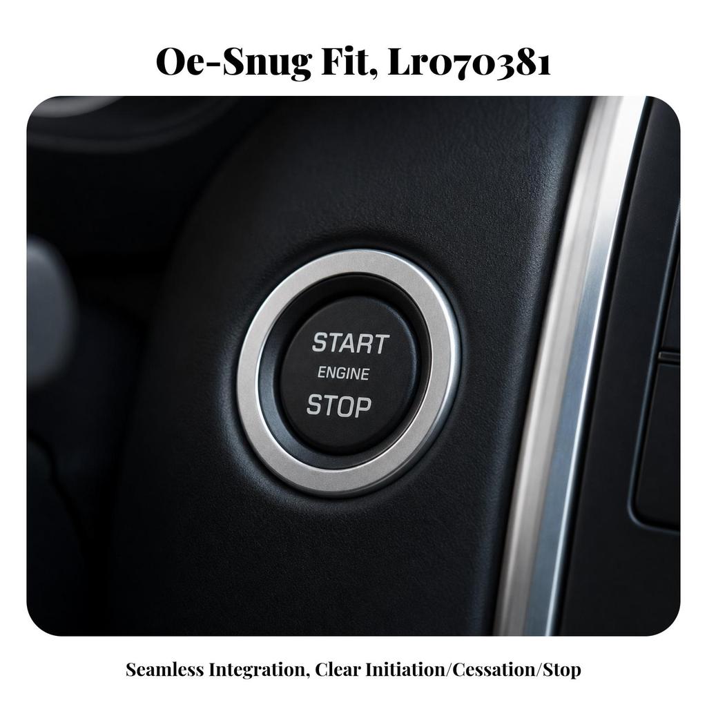 Engine Activation Stop Button Decorative Push Start Luxurious