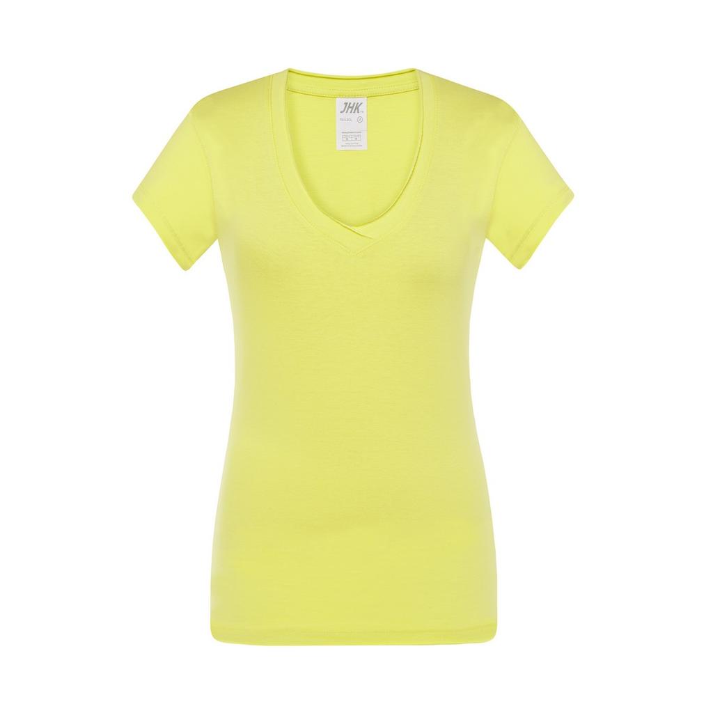 JHK Womens/Ladies Sicilia V Neck T-Shirt