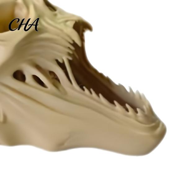 Detaillierte Horrorfigur für Regale 3D-gedrucktes Halloween-Schädel-Ornament, Realistische Statue, Gruselig Langlebiges PLA Zähnefletschend Geisterhaft
