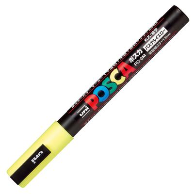 Mitsubishi Pencil Pen Posca Fine Point Round Tip Pastel Yellow 10 Pieces Water-based PC3MP.2