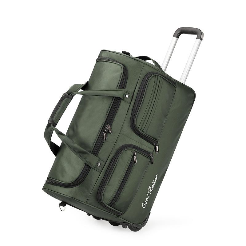 Large-capacity Luggage Case Tugboat Bag Wear-resistant Foldable Luggage Air Consignment Bag Hand-held Thickened Pulley Travel Bag